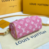 Louis Vuitton Nano Speedy Monogram Denim Pink 8.1 Inches M82951