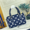 Louis Vuitton Nano Speedy Monogram Denim Blue 8.1 Inches M82950