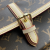 270-1 Louis Vuitton Neverfull MM Monogram Empreinte With Pouch Pocket Brown 12.2 Inches M20921