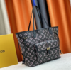 Louis Vuitton Neverfull MM Monogram Empreinte With Pouch Pocket Black 12.2 Inches M20921
