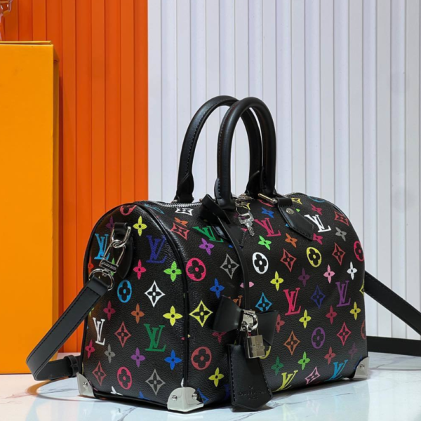277 Louis Vuitton Lv X Tm Speedy Soft 30 Bag Black 11.8 Inches M13257