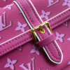 Louis Vuitton Neverfull MM Monogram Empreinte With Pouch Pocket Pink 12.2 Inches M20921