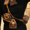 Louis Vuitton Trio Mini Icones Speedy Brown Monogram Set M81081