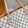 Louis Vuitton Neverfull MM Braided Damier Azur Beige 12.2 Inches N50047