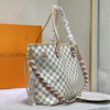 Louis Vuitton Neverfull MM Braided Damier Azur Beige 12.2 Inches N50047