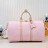 299 Louis Vuitton Keepall Bandoulière 45 Pink 7.5 Inches M13748