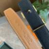 Hermes Mini H Belt Bucket And Reversible Leather Strap Black Brown 24Mm H079645Cc06