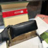 Gucci Gg Marmont Camera Bag Black 9.1 Inches