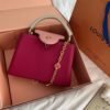 Louis Vuitton Capucines MM Bag Dark Pink 10.6 Inches M20845