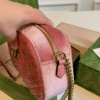 Gucci Gg Marmont Velvet Camera Bag Pink 9.4 Inches