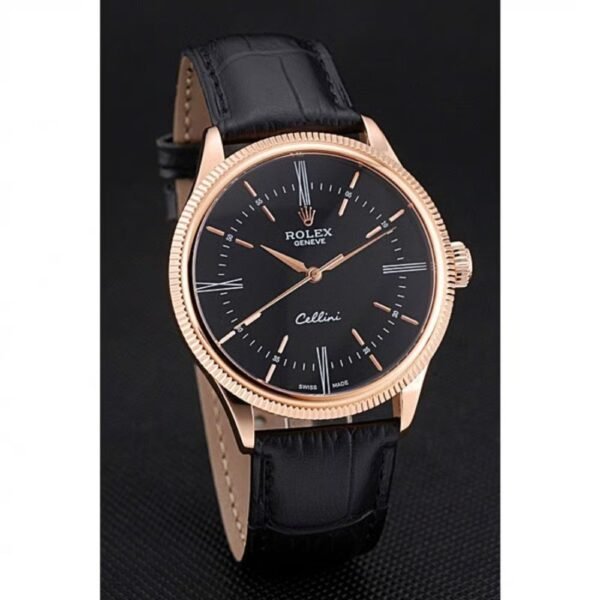 Rolex Cellini 39mm Black Dial 622656