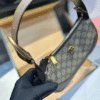 Gucci Tiger Head Gg Small Shoulder Bag Beige 8.6 Inches