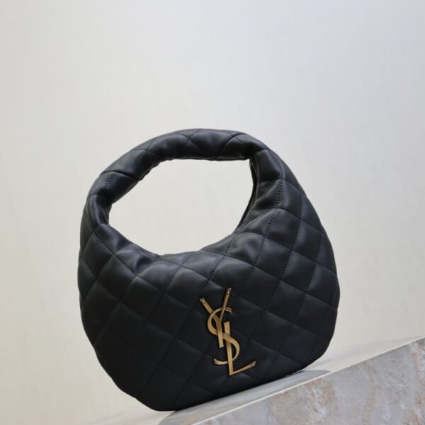 [Premium Quality] – Saint Laurent Icare Hobo Bag Black 10.2 Inches 851689Aaang1000