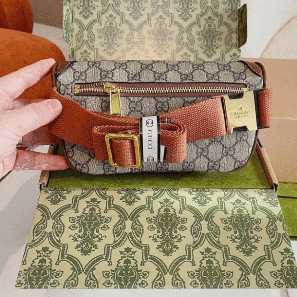 Gucci Ophidia Bumbag Beige 8.6 Inches