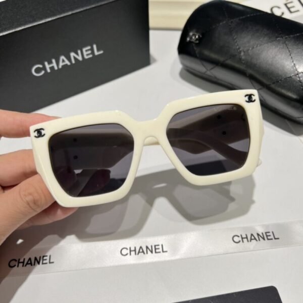 Chanel Vintage White Sunglasses