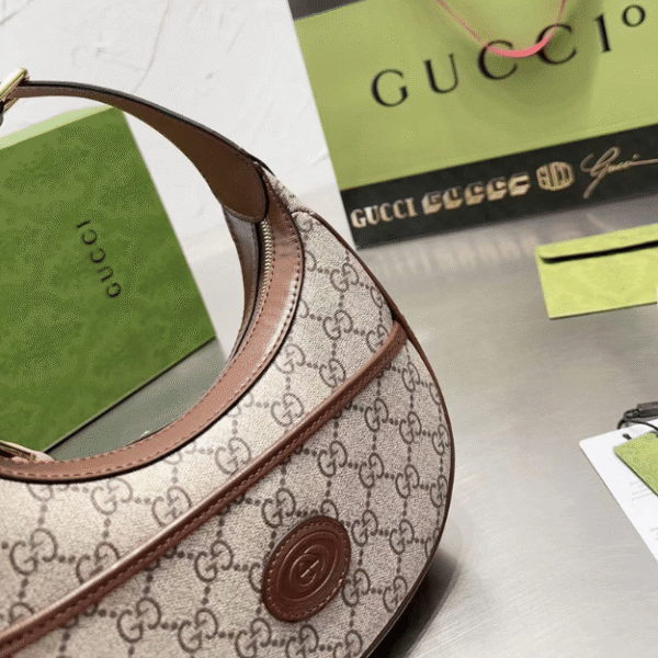 Gucci Ophidia Small Hobo Bag Beige 9.4 Inches