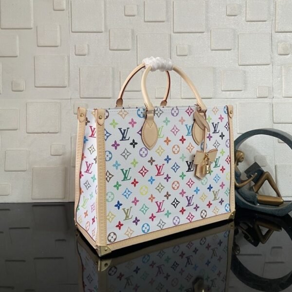 [Premium Quality] – Louis Vuitton Lv X Tm Onthego MM White 13.8 Inches M13079