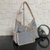 [Premium Quality] – Louis Vuitton Carryall MM Washed Gray Denim 15.3 Inches M13289