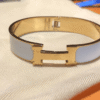 Hermes Clic Clac H Bracelet Blue