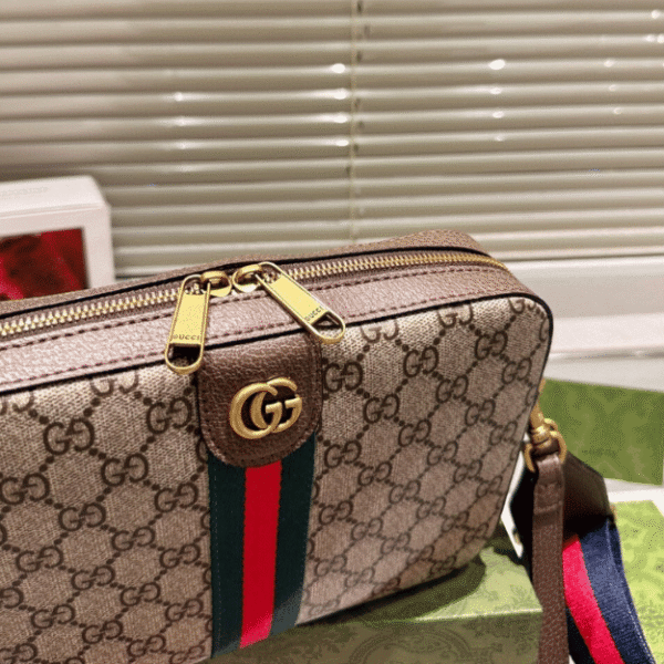 Gucci Ophidia Small Crossbody Bag Beige 9.1 Inches 839155 FAEOF 9745