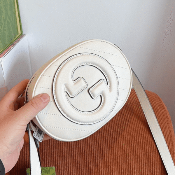 Gucci Blondie Mini Camera Bag White 7.9 Inches