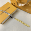 Louis Vuitton Monogram Tied Up Bracelet Gold And Silver M1306L