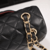 Chanel Classic Handbag Black 9.8 Inches