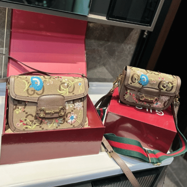 Gucci Horsebit 1955 Shoulder Bag Brown 10.2 Inches