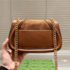 Gucci Blondie Small Shoulder Bag Brown 8.7 Inches