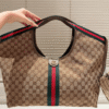 3-222 Gucci Giglio Large Tote Bag Gg Canvas 16.5 Inches 853971 FAFFP 2547
