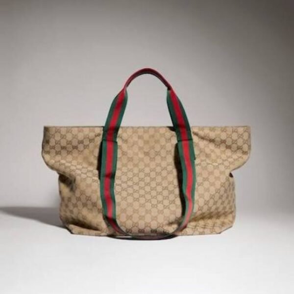Gucci Medium Tote bag GG Canvas Sand Brown 40cm