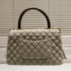 Chanel Coco Handle Grey Green 11.4 Inches