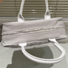 Chanel Vintage Quilted Bowling Bag Grey 13.8 Inches