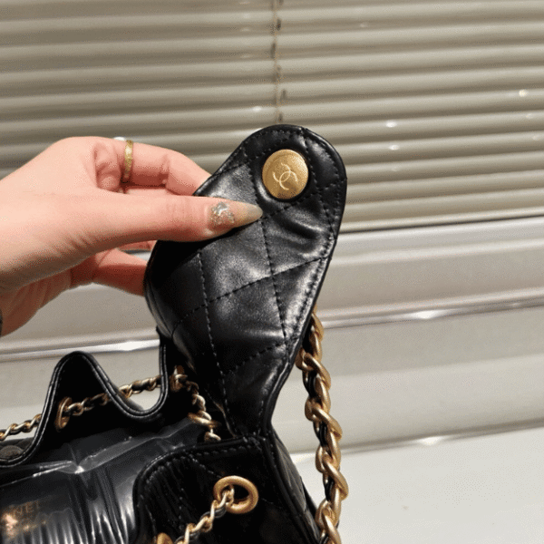 3-247.png Chanel 25 Small Hand Bag Black 13.4 Inches AS5293-B21741-94305