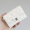 Chanel Classic Card Holder Wallet White 4.2 Inches AP0214 B10583 10601