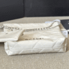 3-276 Chanel 22 Bag Small Oiled Off-White/Cream 11.8 Inches
