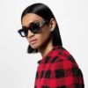 Louis Vuitton LV Arabesque Sunglasses Black For Men Z2529U