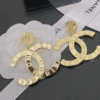 Chanel Paris Button Earrings