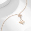 Louis Vuitton Color Blossom Double Star Necklace Q94676