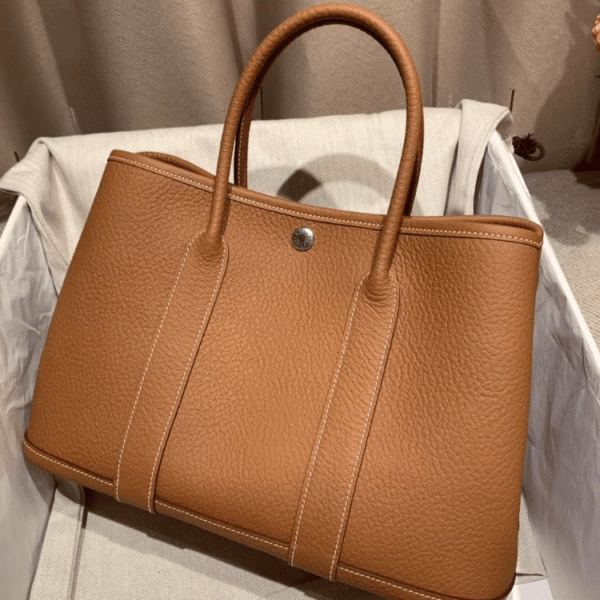 Hermès Garden Party Bag PM Tan 11.8 Inches