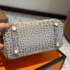 3-372.png Hermès Birkin Bag 25 White Crocodile Pattern 10.2 Inches