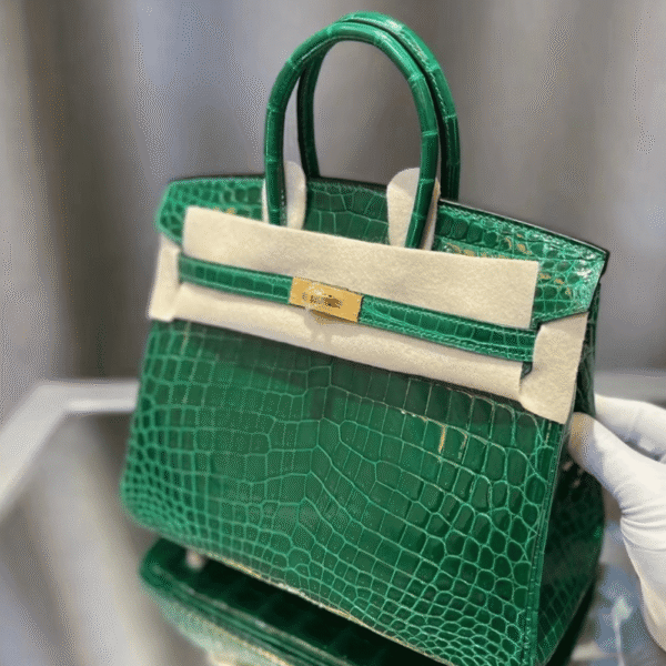 Hermès Birkin Bag Green Crocodile 9.8 Inches