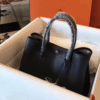 Hermès Garden Party Bag Black 11.8 Inches
