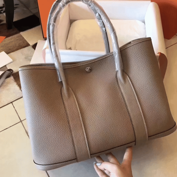 Hermès Garden Party Bag Taupe 11.8 Inches