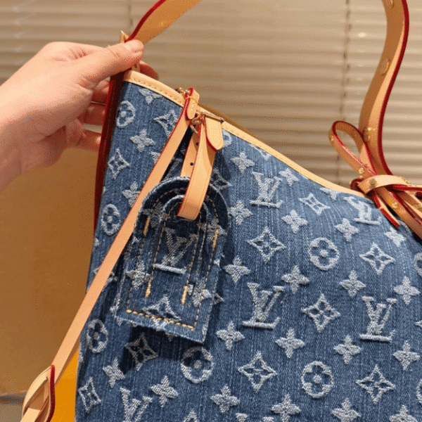 Louis Vuitton Carryall Denim Blue 15.3 Inches