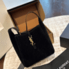 Saint Laurent Le 5 À 7 Hobo Bag Black 9.8 Inches