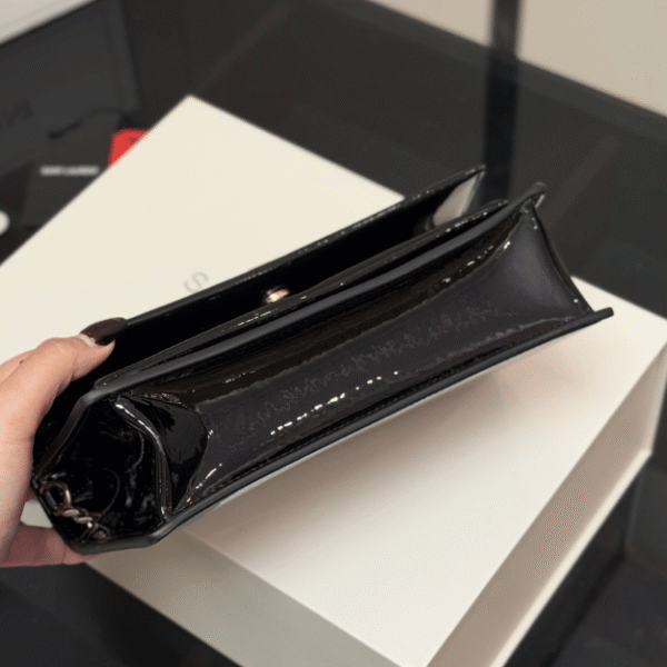 Saint Laurent Envelope Woc Black Bag 8.7 Inches