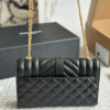 Saint Laurent Envelope Woc Black Quilted Bag 8.3 Inches 600185AACT71000