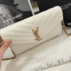 Saint Laurent Envelope Woc White Bag 8.7 Inches 377828BOW019207