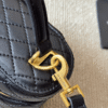 Saint Laurent Quilted Mini Vanity Bag Black 7.1 Inches 7667311El071000